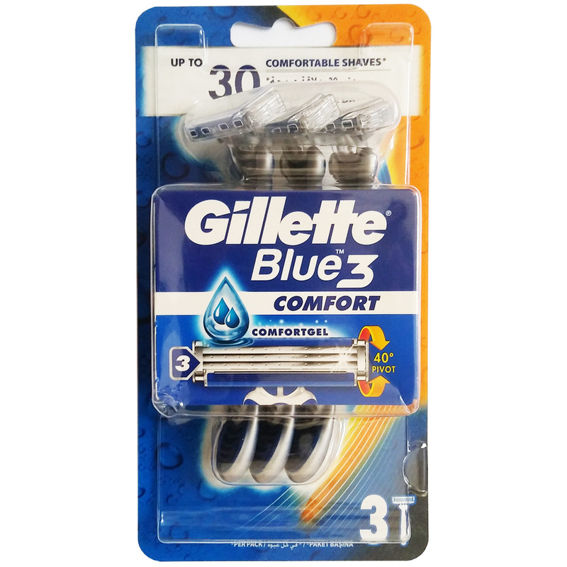 خود تراش ژیلت مدل Blue3 Comfort