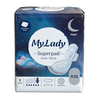 نوار بهداشتی بالدار Maxi Superpad مای لیدی مشبک