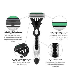 خود تراش 6 لبه دورکو اصل