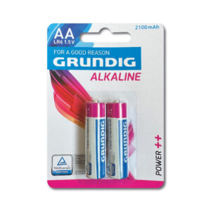 باتری قلمی گروندیگ مدل Alkaline بسته 2 عددی